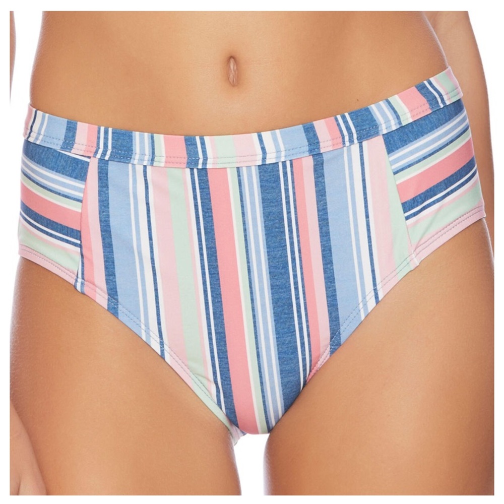 Splendid Striped High Waist Bikini Bottom New without tag W-537 Size XS